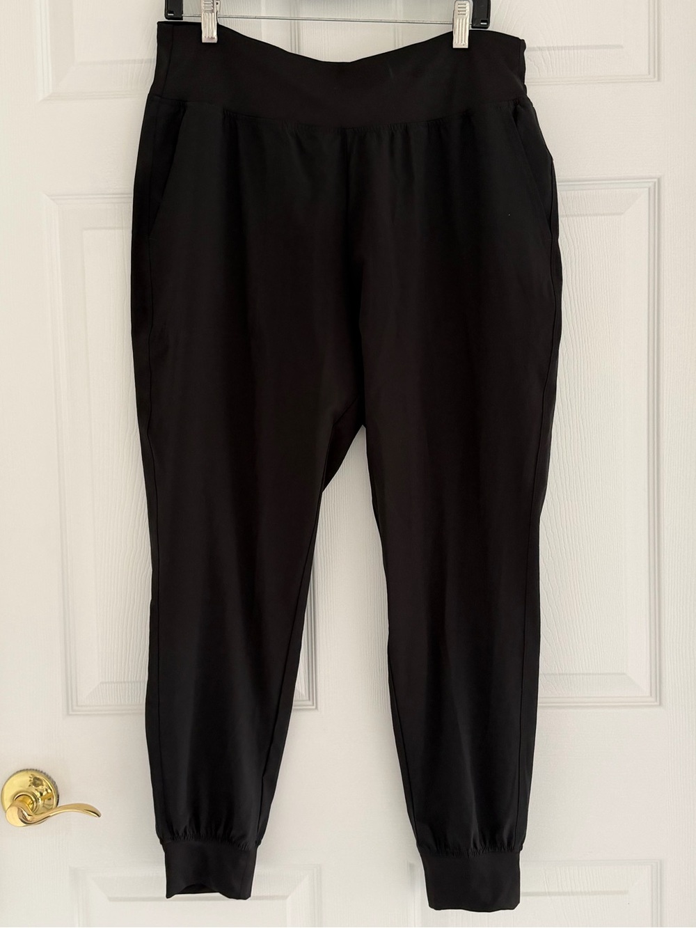 DSG Black Jogger Pants with Elastic Cuffs
